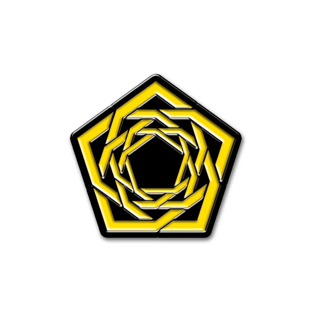 CARPENTER BRUT - ENAMEL PIN (NEON YELLOW)