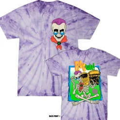 GOOSEBUMPS: CURLY THE SKELETON - TIE-DYE T-SHIRT