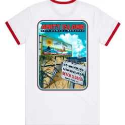 JAWS: AMITY ISLAND - LIMITED EDITION RINGER TEE