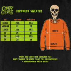 KRAMPUS - FAUX HOLIDAY CREWNECK SWEATER