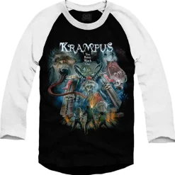 KRAMPUS: TO ALL A GOOD NIGHT - BASEBALL SHIRT