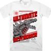 MECHAGODZILLA: ULTIMATE DESTROYER - T-SHIRT (WHITE)