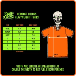 RE-ANIMATOR: DEATH DEFEATED - T-SHIRT - COMFORT COLORS (GLOW IN THE DARK)