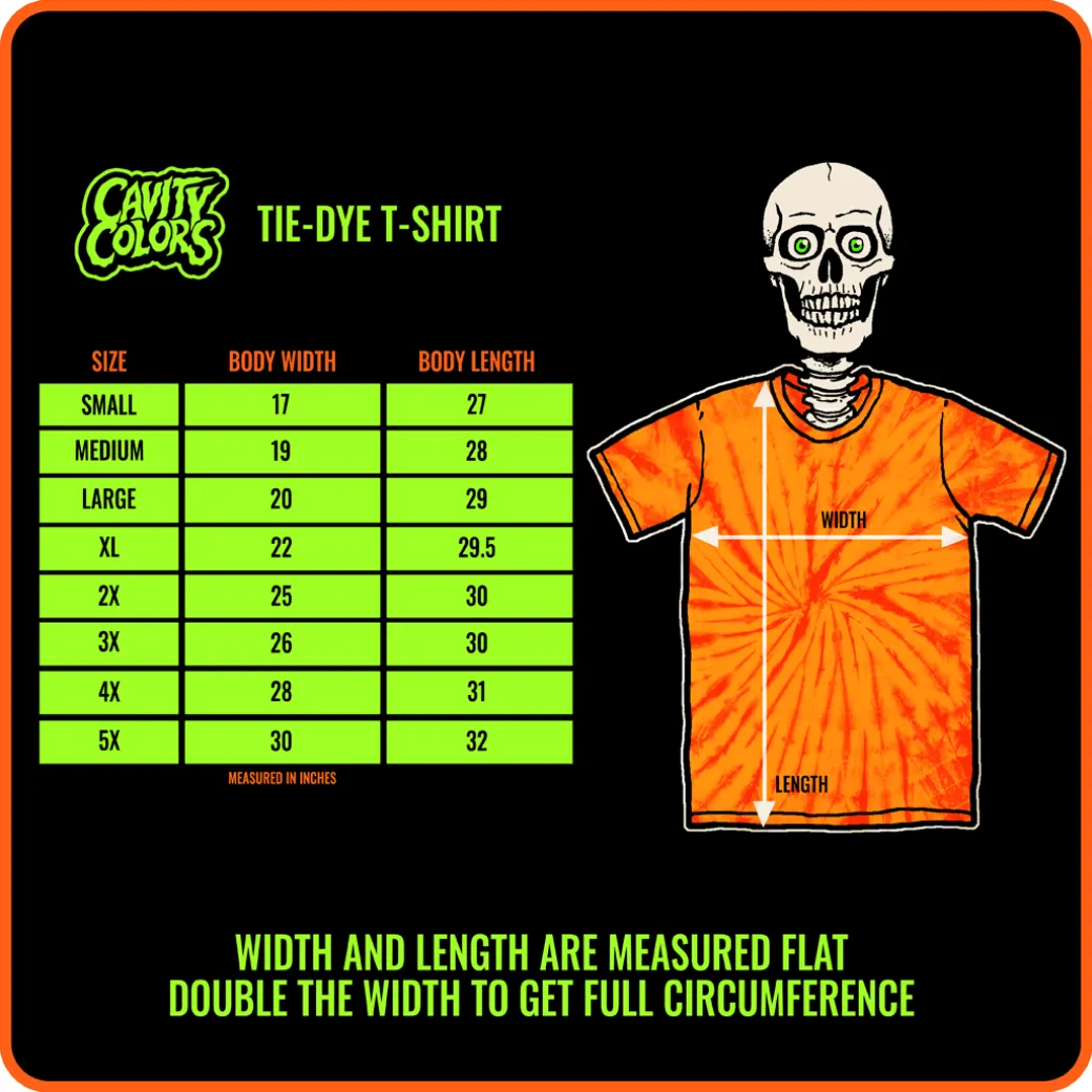 THE WOLF MAN: SAVAGE BEAST - T-SHIRT (SILVER SCREEN TIE DYE)