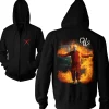 US: BORN TO LOVE FIRE - ZIP-UP HOODIE